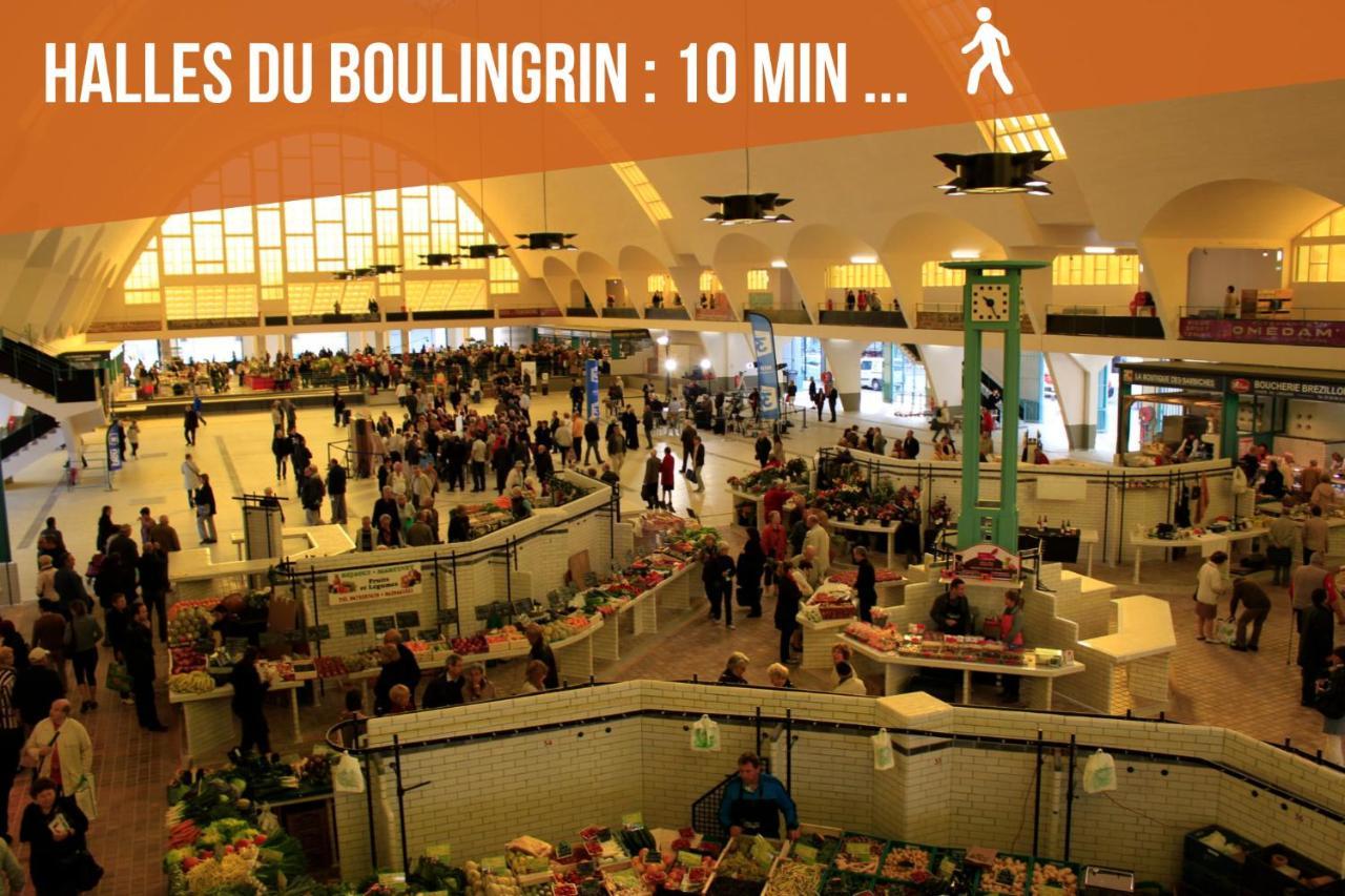 Explorereims- Hollywood Glamour Proche Gare/Centre Bagian luar foto